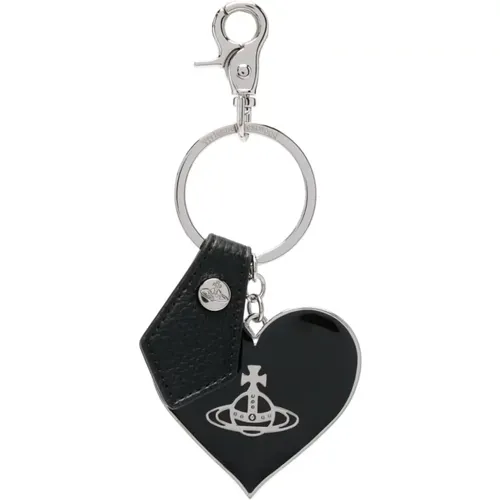 Keychains with Orb Plaque , female, Sizes: ONE SIZE - Vivienne Westwood - Modalova