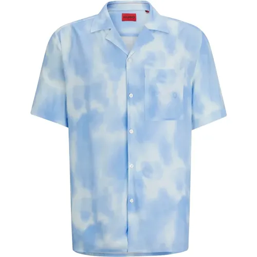 Short Sleeve Shirts , male, Sizes: L, 2XL, M, XL, S - Hugo Boss - Modalova