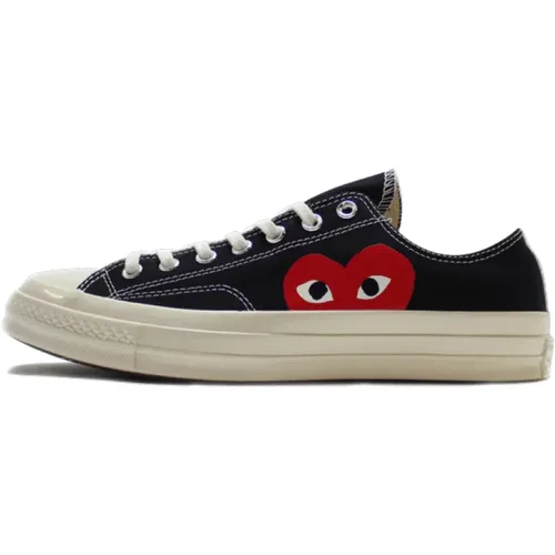 Chuck Taylor All-Star 70s Ox Comme des Garçons Play Schwarz , Herren, Größe: 42 EU - Converse - Modalova