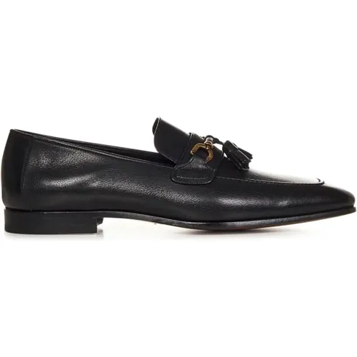 Flat Loafers with Square Tip and No Closure Design , male, Sizes: 7 1/2 UK, 7 UK - Tom Ford - Modalova