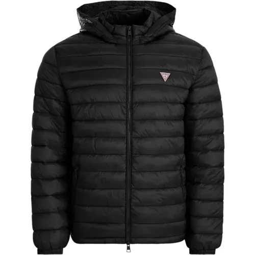 Kurze Steppjacke , Herren, Größe: L - Guess - Modalova