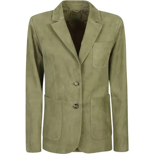 Suede Jacket Made in Turkey , female, Sizes: M - 1972 Desa - Modalova