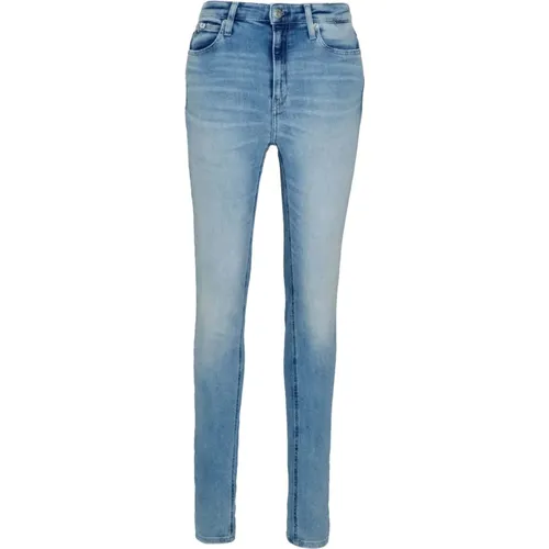 High Rise Skinny Jeans , Damen, Größe: W33 L32 - Calvin Klein Jeans - Modalova