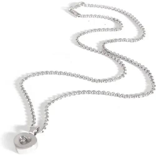 Pre-owned White Gold necklaces , female, Sizes: ONE SIZE - Chopard Pre-owned - Modalova