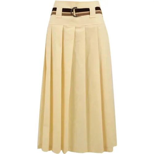 Pleated Skirt , female, Sizes: XS, M, 2XS - Drumohr - Modalova