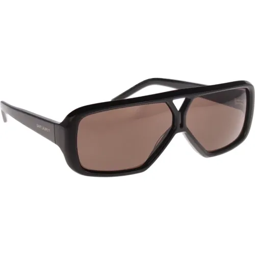 Ikonoische Sonnenbrille für Frauen , Damen, Größe: 63 MM - Saint Laurent - Modalova