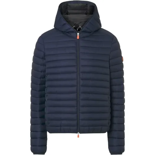 Duck Hooded Jacket , male, Sizes: S/M - Save The Duck - Modalova