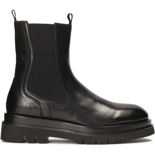 Schwarze Chelsea-Boots für Herren mit klassischem Look - Kazar Studio - Modalova