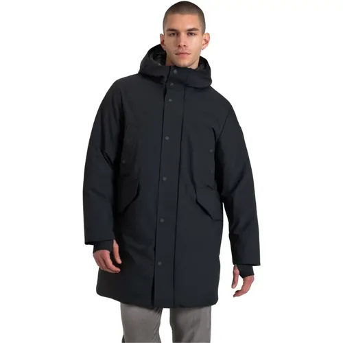 Nylon Parka mit Polyesterfüllung , Herren, Größe: L - BomBoogie - Modalova