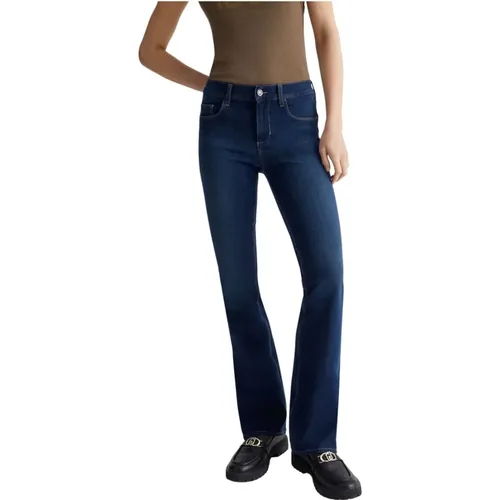 Dark Wash Flared Jeans for Women , female, Sizes: W29, W30, W31 - Liu Jo - Modalova