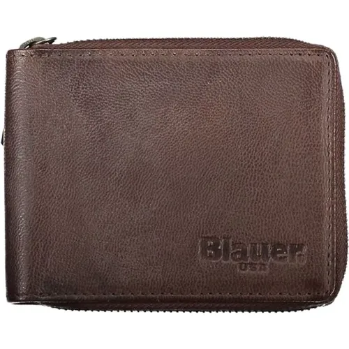 Elegant Coin Wallet , male, Sizes: ONE SIZE - Blauer - Modalova