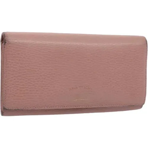 Pre-owned Leather wallets , female, Sizes: ONE SIZE - Gucci Vintage - Modalova