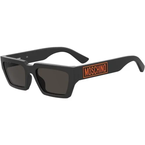Stylische Sonnenbrille , Herren, Größe: 55 MM - Moschino - Modalova