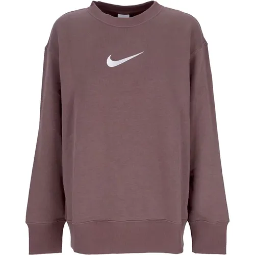 Oversized Fleece Crewneck Sweatshirt - Nike - Modalova