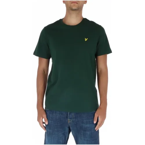 Grünes Herren T-Shirt , Herren, Größe: L - Lyle & Scott - Modalova