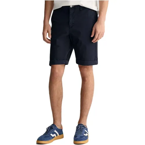 Sunfaded Slim Shorts , male, Sizes: W32, W31, W40, W33, W34, W29, W42, W30 - Gant - Modalova