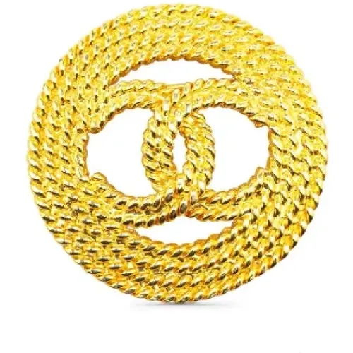 Pre-owned Metal brooches , female, Sizes: ONE SIZE - Chanel Vintage - Modalova