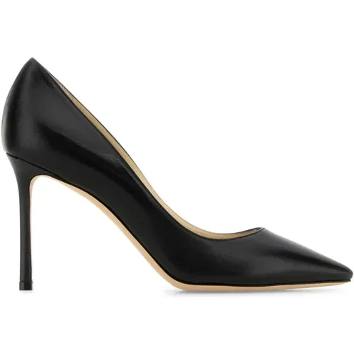 Elegante Schwarze Lederpumps , Damen, Größe: 36 EU - Jimmy Choo - Modalova