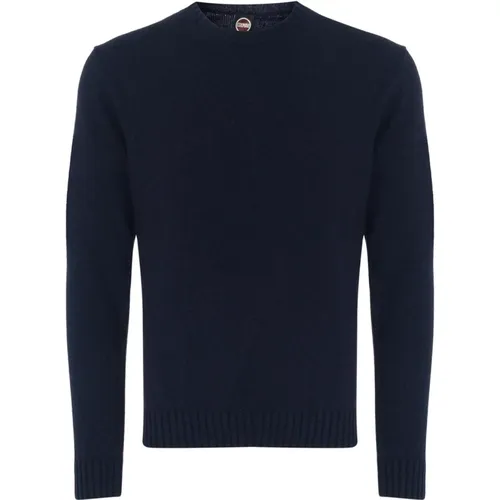 Navyblauer Kaschmirpullover Modell 4453 , Herren, Größe: L - Colmar - Modalova