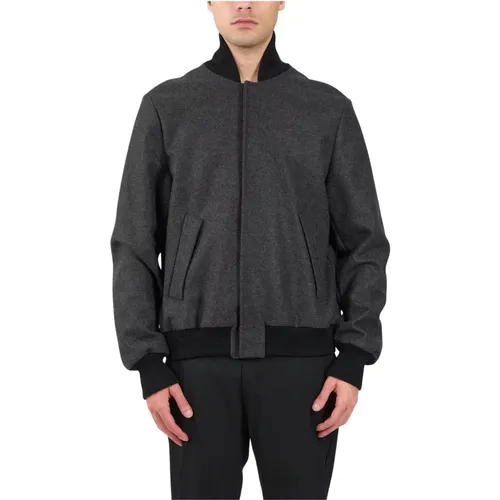 Wool Blend Bomber Jacket , male, Sizes: M, L, 2XL - Mauro Grifoni - Modalova