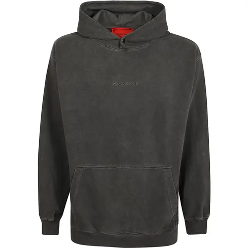 Grauer Sweatshirt für moderne Männer , Herren, Größe: XS - VISION OF SUPER - Modalova