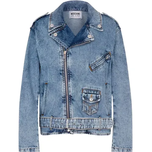 Jeans Denim Jacket , female, Sizes: S - Moschino - Modalova