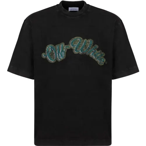 Dark Green Bacchus Skate T-Shirt , male, Sizes: M, XL, L, 2XL, S - Off White - Modalova