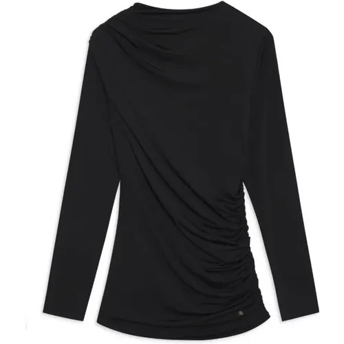 Moderner Drapierte Top - Schwarz , Damen, Größe: M - Anine Bing - Modalova