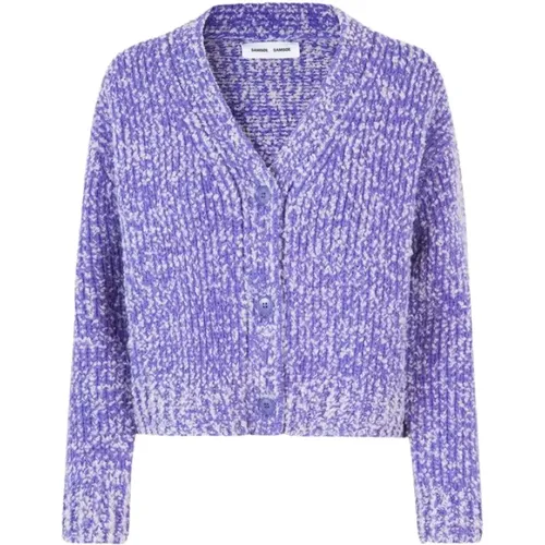 Violet Cardigan Aria , female, Sizes: XS, S - Samsøe Samsøe - Modalova