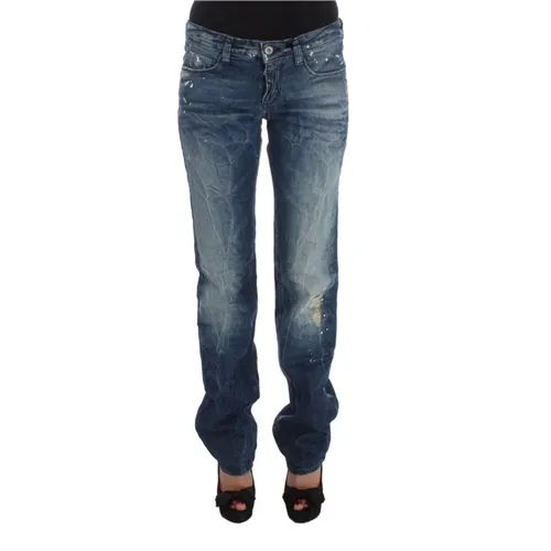 Blaue Regular Fit Denim Jeans - Costume National - Modalova