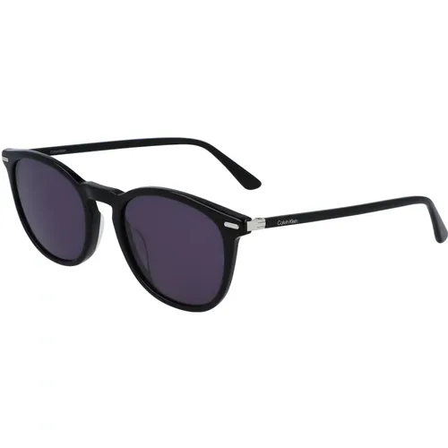 Grey Blue Sunglasses,Butterscotch/Green Sunglasses,Havana/Blue Sunglasses,CK22533S Sunglasses, Oyster/Blue - Calvin Klein - Modalova