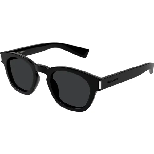 Klassische Schwarze Sonnenbrille SL 746 , unisex, Größe: 48 MM - Saint Laurent - Modalova