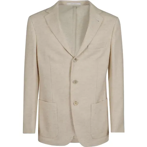 Luxuriöser Woll-Kaschmir-Blazer Nude - Eleventy - Modalova