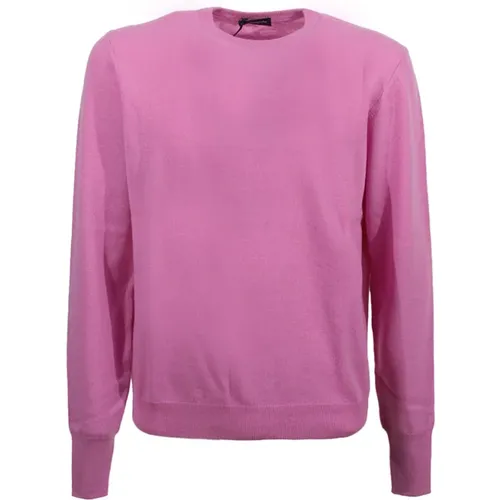 Rosa Cashmere Rundhalspullover - Drumohr - Modalova