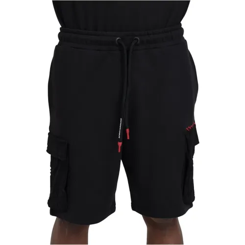 Schwarze Bestickte Shorts , Herren, Größe: XL - Sprayground - Modalova