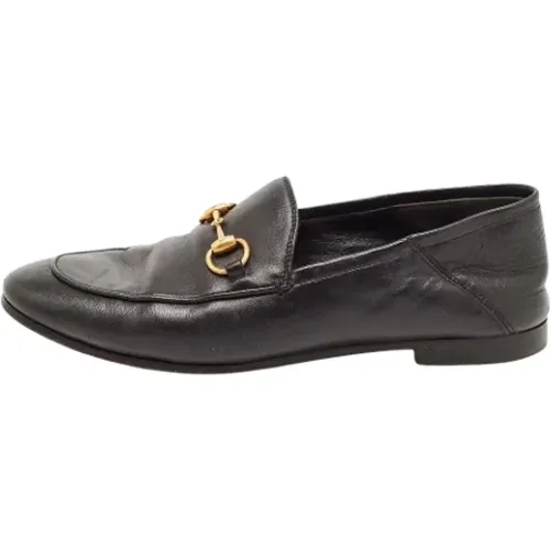 Pre-owned Leather flats , female, Sizes: 2 1/2 UK - Gucci Vintage - Modalova