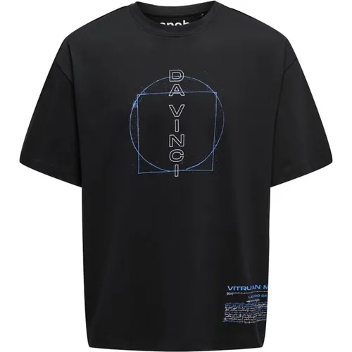 Vinci Kurzarm T-Shirt , Herren, Größe: 2XL - Only & Sons - Modalova