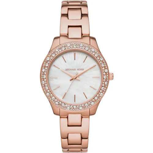 Liliane Rose Gold Watch , female, Sizes: ONE SIZE - Michael Kors - Modalova