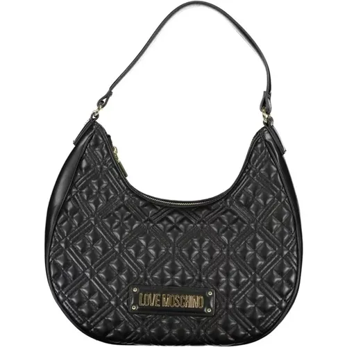 Shoulder Handbag with Zip Closure , female, Sizes: ONE SIZE - Love Moschino - Modalova