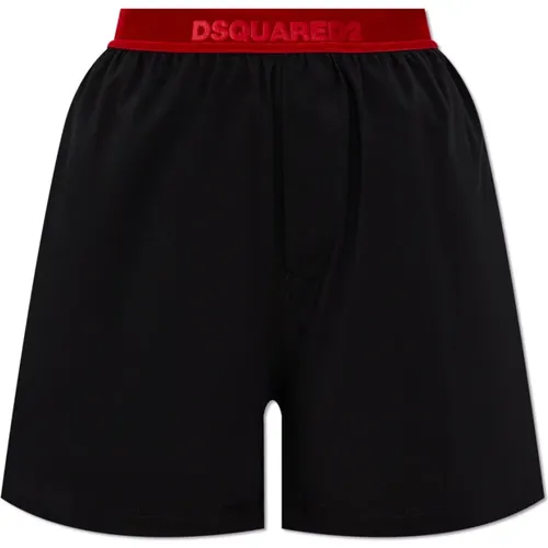 Baumwollunterwäsche Shorts , Damen, Größe: L - Dsquared2 - Modalova