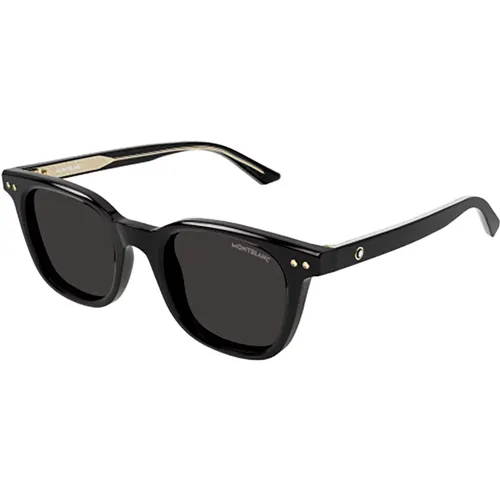 Sunglasses for Men , male, Sizes: 49 MM - Montblanc - Modalova