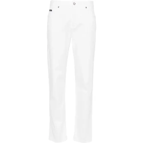 Gerades Jeans , Damen, Größe: 2XS - Dolce & Gabbana - Modalova