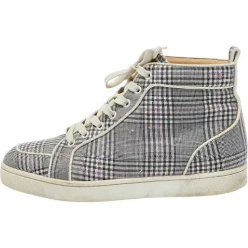 Pre-owned Canvas sneakers , male, Sizes: 7 UK - Christian Louboutin Pre-owned - Modalova