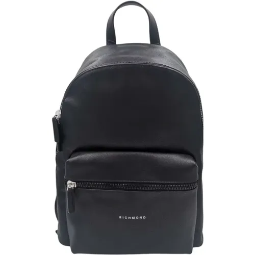 Herren Logo Lettering Rucksack Schwarz - John Richmond - Modalova