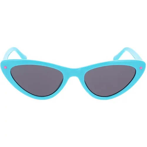 Glam Cat-Eye Sunglasses with Eyelike Logo and Star Detail , female, Sizes: 53 MM - Chiara Ferragni Collection - Modalova