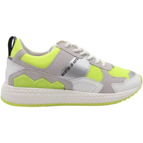Futura Leather White Yellow Sneakers , female, Sizes: 4 UK - MOA - Master OF Arts - Modalova