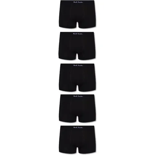 Schwarzes Baumwoll-Boxer-Pack - Paul Smith - Modalova