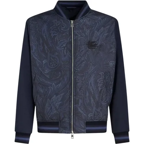 Kaschmir Print Bomberjacke,Pegasus Bestickte Bomberjacke - ETRO - Modalova