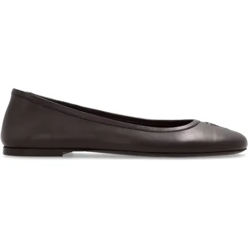 Leather Ballet Flats , female, Sizes: 7 UK, 3 UK, 4 UK - Ami Paris - Modalova