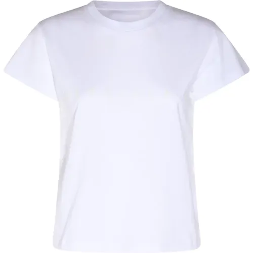 Light andatural T-Shirt , female, Sizes: M, L - MM6 Maison Margiela - Modalova